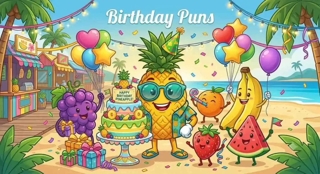 Pineapple birthday party celebration