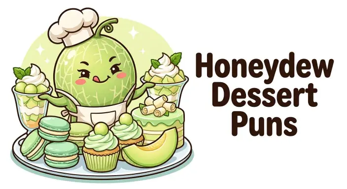 Funny honeydew dessert