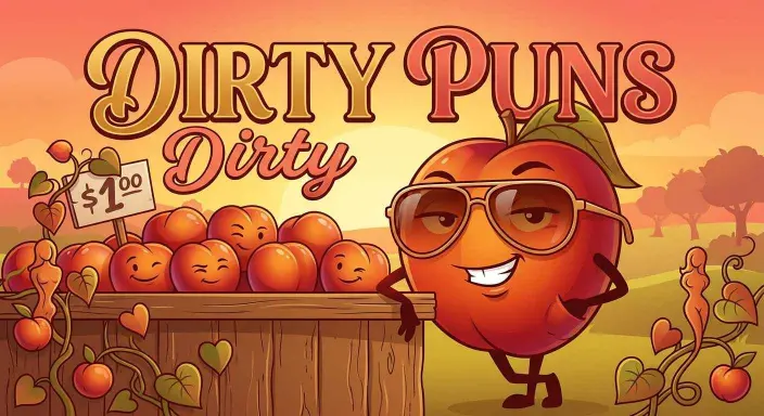 Cheeky nectarine humor