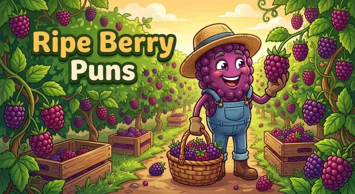 Ripe boysenberries growing in sunny orchard