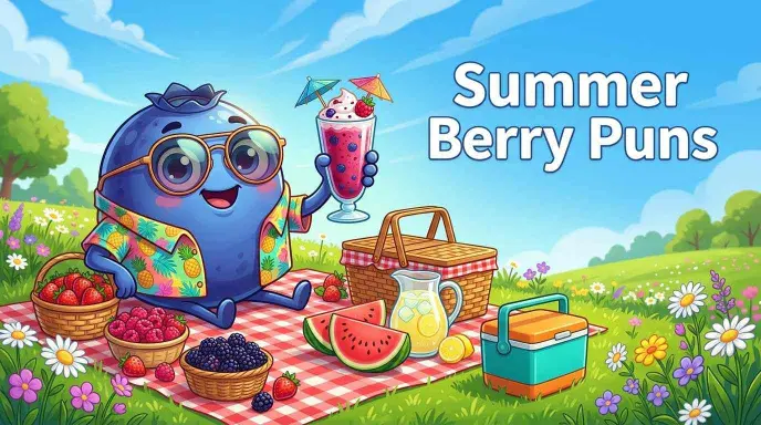 Summer berries picnic