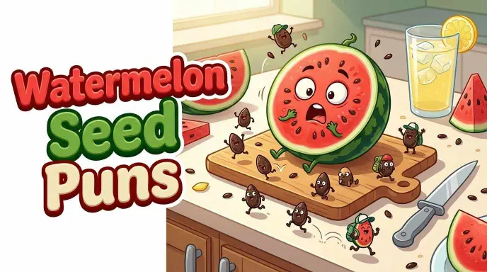 Funny watermelon seed