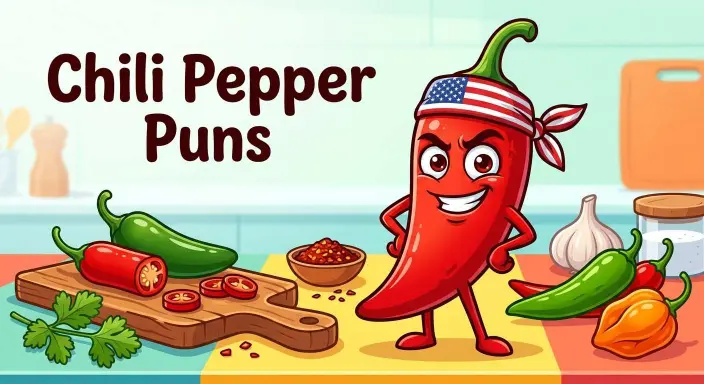 Funny chili pepper illustration