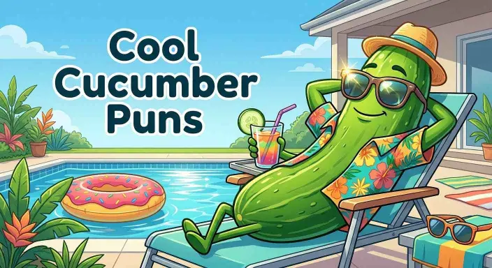 Cool cucumber wearing sunglasses outdoors.