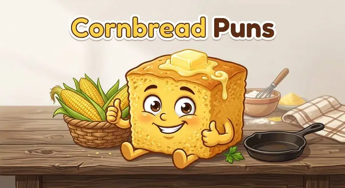 Funny cornbread with corn