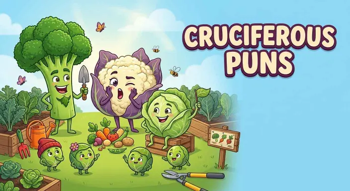 Funny cruciferous vegetables together