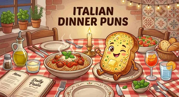 Funny Italian dinner scene