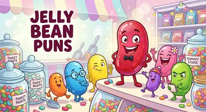 Colorful jelly beans at candy shop