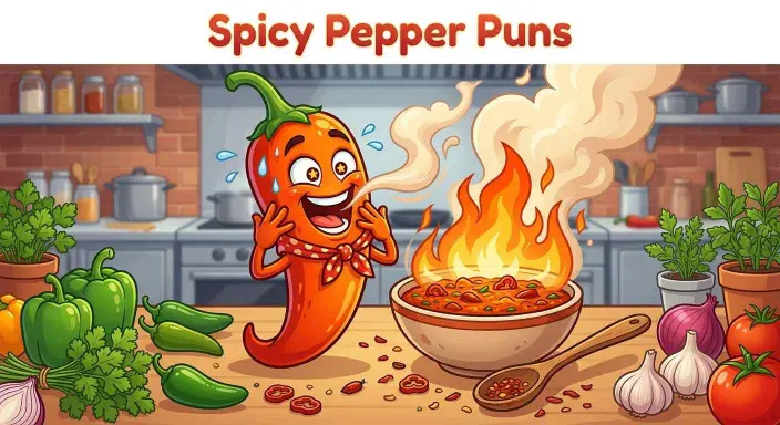 Spicy chili pepper character