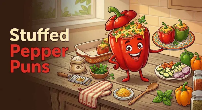 Stuffed pepper chef