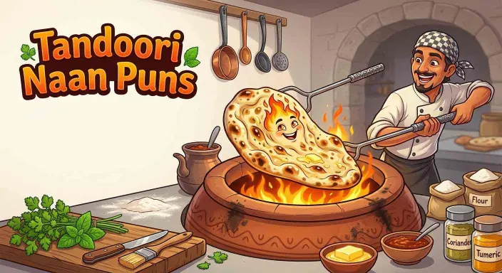 Tandoori naan chef  scene
